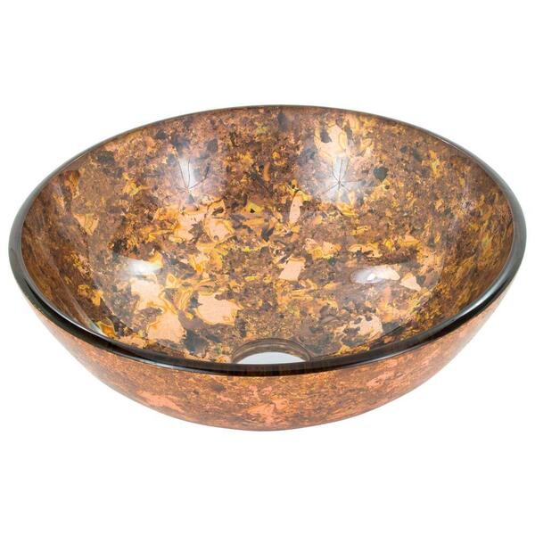 Cuba De Apoio De Vidro Marrom Móvel Do Brasil