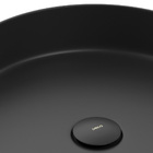 Cuba De Apoio Deca 37x37 Li.12037.bl.mt.val Redonda Black Mat