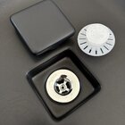 Cuba De Apoio Deca 40x40 Quadrada Ébano Fosco + Válvula + Sif