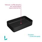 Cuba De Apoio Deca 50x29 L.13050.94 Retangular Ébano Fosco