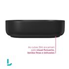 Cuba De Apoio Deca 50x30 L.14050.94 Oval Ébano Fosco