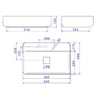 Cuba De Apoio Deca 60x40 Retangular Branca + Válvula + Sifão
