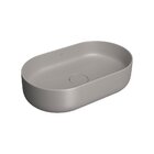 Cuba De Apoio Deca Slim 50x30 Oval Soft Antracite + Válvula +