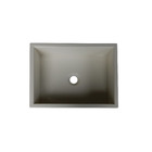 Cuba de Apoio em Ardósia Biscuit Fosco Retangular 40x30x12cm Venturi