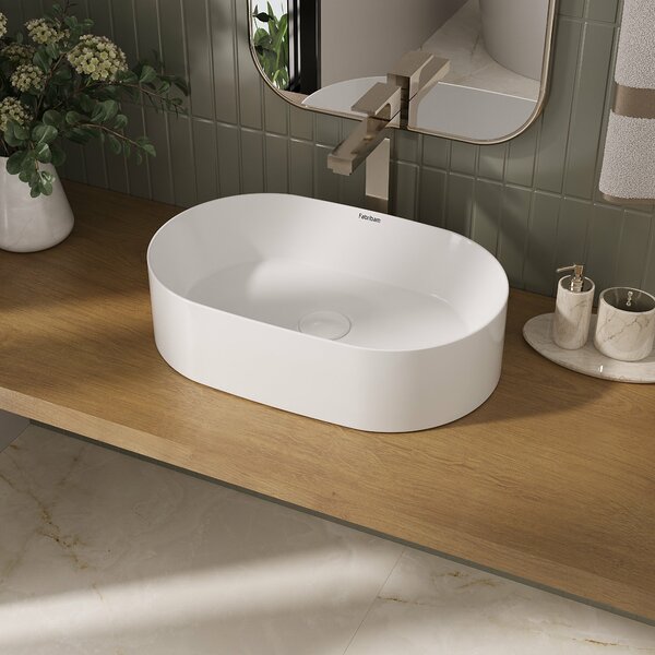 Cuba De Apoio Em Cerâmica Alice + Válvula Click - Fabribam Br