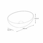 Cuba De Apoio Em Cerâmica Paloma - Fabribam Branco Brilho