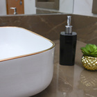 Cuba De Apoio Em Cerâmica Para Lavabos E Banheiros - Branca C