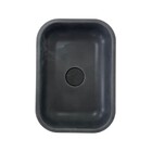 Cuba de Apoio em Cimento Retangular Grafite 10x41,5cm Yby Decor