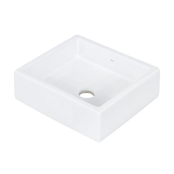 Cuba de Apoio Cerâmica Retangular Gelo 11x36,5x32cm L.7400.17 Deca