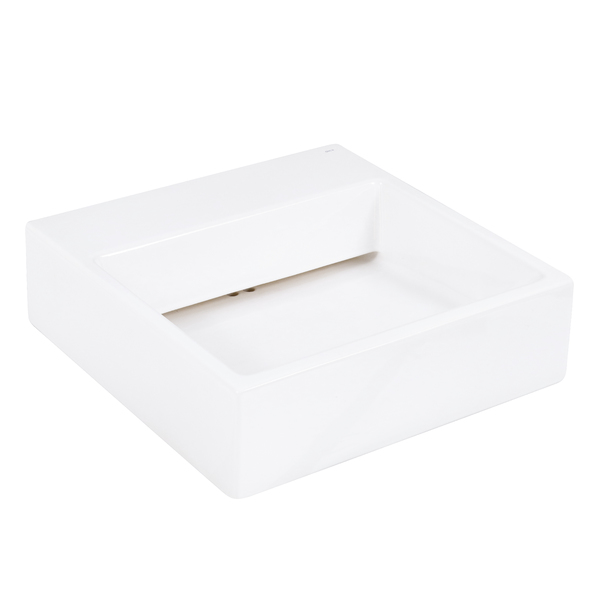 Cuba de Apoio Cerâmica Quadrada Gelo 13,5x46x46cm L.86.17 Deca