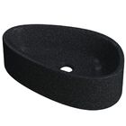 Cuba De Apoio Gota Para Banheiro Lavabo C01 Bg43w Preto Grani