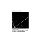 Cuba de Apoio L' Harmonie em Mármore Negro Polido D40xA12cm