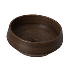 Cuba De Apoio Lexxa 40x40x15 5 Redonda Marrom Mesclado Lx112