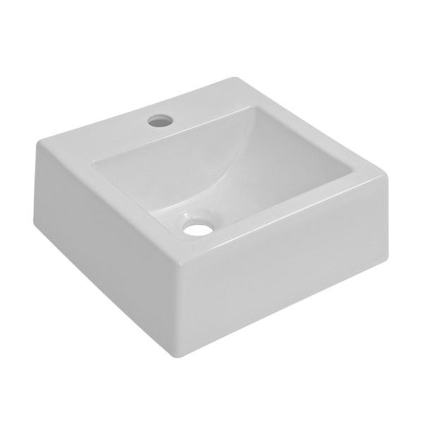 Cuba de Apoio M02 43x43cm Branco Luzarte