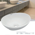 Cuba De Apoio Manplex Oval Cerâmica 40x35cm