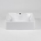 Cuba De Apoio Mármore Sintético Prisma Móveis Bosi Branco