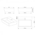 Cuba De Apoio Novara Elegance 11,5cmx47cmx35cm Japi