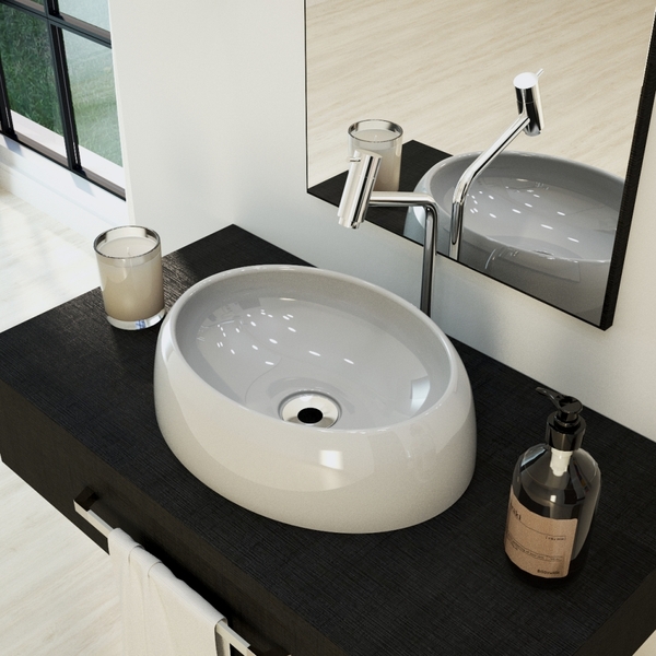 Cuba De Apoio Ov39 Oval 39,5x30cm Colorida