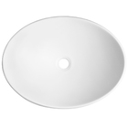 Cuba De Apoio Oval 50 Cm (branca Fosca)