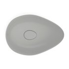 Cuba De Apoio Oval 54x37,5cm Ruy Ohtake Roca Stone