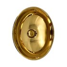 Cuba De Apoio Oval Dourada Móvel Do Brasil