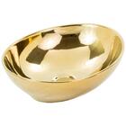 Cuba De Apoio Oval Dourada Móvel Do Brasil