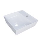 Cuba De Apoio Para Banheiro Aq33 Angular Volcano Branca