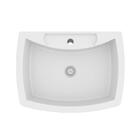 Cuba De Apoio Para Banheiro Em Mármore 50x37,5cm Branco