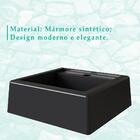 Cuba De Apoio Para Banheiro Em Marmore Sintetico 94101 Preto