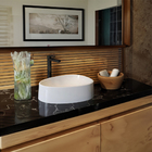 Cuba De Apoio Para Banheiro Em Mármore Sintético Petra Branco