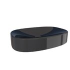 Cuba De Apoio Para Banheiro Em Mármore Sintético Zenn Preto