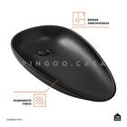 Cuba De Apoio Para Banheiro Gota Slim Louça Cerâmica 76,5 Cm