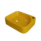 Cuba De Apoio Para Banheiro Gross Ro36 Retangular Amarelo