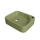 Cuba De Apoio Para Banheiro Gross Ro36 Retangular Verde Acqua