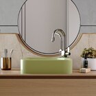 Cuba De Apoio Para Banheiro Gross Ro36 Retangular Verde Acqua