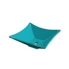 Cuba De Apoio Para Banheiro L30 Lux Quadrada Folha Compace Az