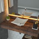 Cuba De Apoio Para Banheiro L30 Lux Quadrada Folha Compace Be