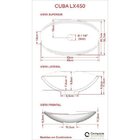 Cuba De Apoio Para Banheiro L45 Lux Canoa Compace Bege