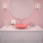 Cuba De Apoio Para Banheiro L45 Lux Canoa Compace Rosa