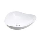 Cuba De Apoio Para Banheiro Oval Louça Cerâmica Ambar Pingoo.