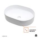 Cuba De Apoio Para Banheiro Oval Louça Cerâmica Neptunita Pin