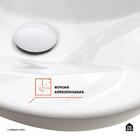 Cuba De Apoio Para Banheiro Oval Louça Cerâmica Titanita Ping