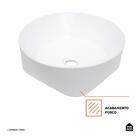 Cuba De Apoio Para Banheiro Oval Louça Cerâmica Urban Pingoo.