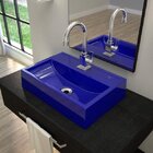 Cuba De Apoio Para Banheiro Q45w Retangular Compace Azul Escu