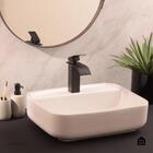 Cuba De Apoio Para Banheiro Quadrada Cerâmica Granada Pingoo.