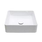 Cuba De Apoio Para Banheiro Quadrada Louça Cerâmica Selenita