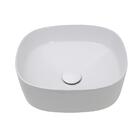 Cuba De Apoio Para Banheiro Quadrada Louça Cerâmica Sugilita