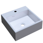 Cuba De Apoio Para Banheiro Quadrada Q355 35x35cm C01 Branco