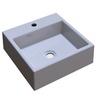 Cuba De Apoio Para Banheiro Quadrada Q355 35x35cm C01 Cinza -