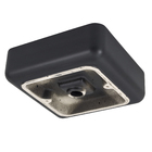 Cuba de Apoio para Banheiro Quadrada sem Mesa 40x40cm Preta Fosca Deca